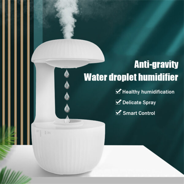 Anti-Gravity Air Humidifier with Levitating Water Drop